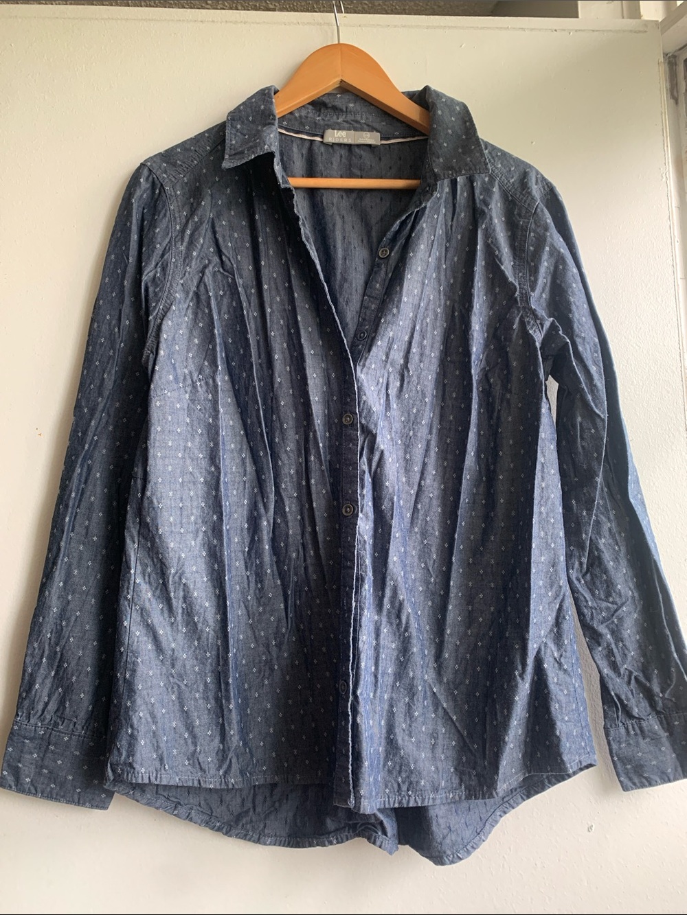 Lee Riders Indigo Blue Dot Shirt